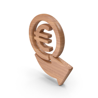 Wood Euro Exchange Arrow Symbol PNG & PSD Images