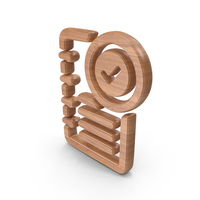 Wood Ledger Checked Symbol PNG & PSD Images