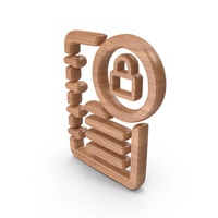 Wood Ledger Locked Symbol PNG & PSD Images