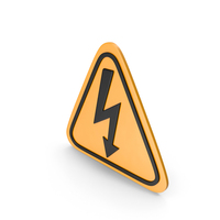 High Voltage Triangle Hazard Symbol PNG & PSD Images