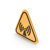 Non Ionization Triangle Hazard Symbol PNG & PSD Images