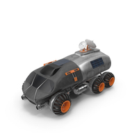 Sci-Fi Planetary Rover PNG & PSD Images