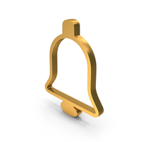 Gold Bell Icon PNG & PSD Images