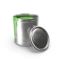 Green Paint Can PNG & PSD Images