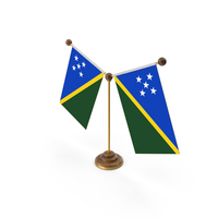 Solomon Country Y Shaped Double Table Flag Stand PNG & PSD Images