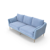 Blue Sofa PNG & PSD Images