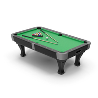 Billiard / Pool Table Set PNG & PSD Images