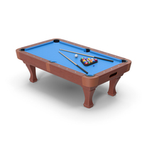 Billiard / Pool Table Set PNG & PSD Images