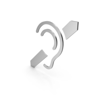 Accessibility, Hard Of Hearing Symbol PNG & PSD Images