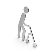 Accessibility, Limited Walking Capability Symbol PNG & PSD Images