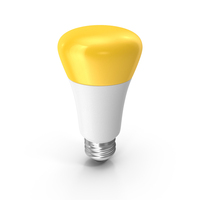 LED Bulb Yellow PNG & PSD Images