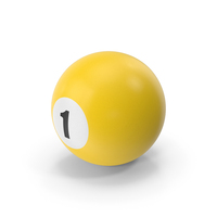 Pool / Snooker Ball 1 PNG & PSD Images