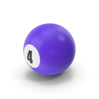 Pool / Snooker Ball 4 PNG & PSD Images