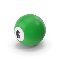 Pool / Snooker Ball 6 PNG & PSD Images