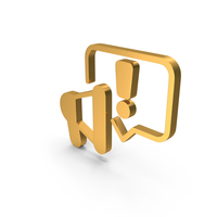 Announcement Warning Message Icon PNG & PSD Images