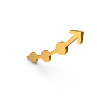 Arrow Market Growth Icon PNG & PSD Images