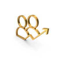 Growth Arrow Up User Icon PNG & PSD Images