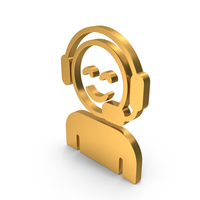 Happy Customer Care Executive Icon PNG & PSD Images