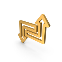 Double Up Down Directional Arrow Icon PNG & PSD Images