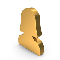 Female User Web Icon PNG & PSD Images