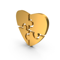Heart Puzzle Game Icon PNG & PSD Images
