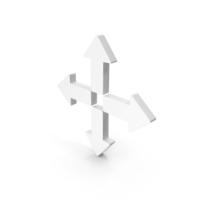 Four Directional Arrows Web Icon PNG & PSD Images