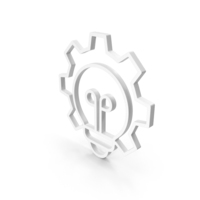 Light Bulb Gear Plan Icon PNG & PSD Images