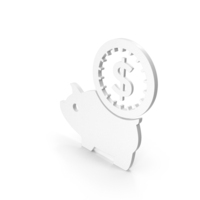 Dollar Money Piggy Bank Symbol PNG & PSD Images