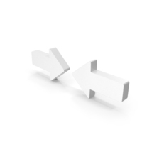 Two Directional Arrows Icon PNG & PSD Images