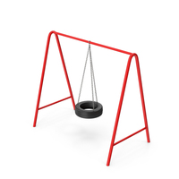 Red Playground Tire Swing PNG & PSD Images