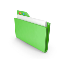 Cartoon Folder Green PNG & PSD Images