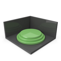 Green Circular Podium With Black Panel PNG & PSD Images