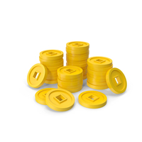 Chinese Coins Stack PNG & PSD Images