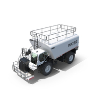 Construction Water Truck White PNG & PSD Images