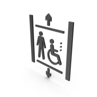 Accessible Elevator Icon PNG & PSD Images