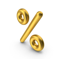 Percent Gold PNG & PSD Images