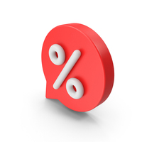 Percent Speech Bubble PNG & PSD Images