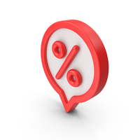 Percent Speech Bubble PNG & PSD Images