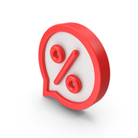 Percent Speech Bubble PNG & PSD Images