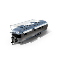 Airstream Classic 33FB Travel Trailer PNG & PSD Images