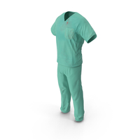 Surgeon Dress Pants and Shirt Scrub Blood Stained PNG & PSD Images
