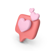 Love Chat Bubble PNG & PSD Images
