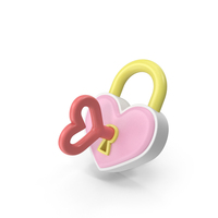 Love Key and Lock PNG & PSD Images