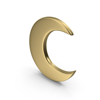 Gold Moon Icon PNG & PSD Images