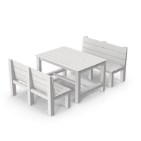 Bench And Table PNG & PSD Images