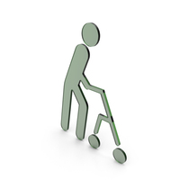 Accessibility, Limited Walking Capability Symbol PNG & PSD Images