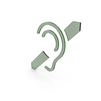 Accessibility, Hard Of Hearing Symbol PNG & PSD Images