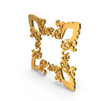 Box Border Frame Design Gold PNG & PSD Images