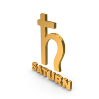 Saturn Planet Icon Gold PNG & PSD Images