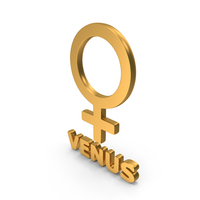 Gold Venus Planet Icon PNG & PSD Images